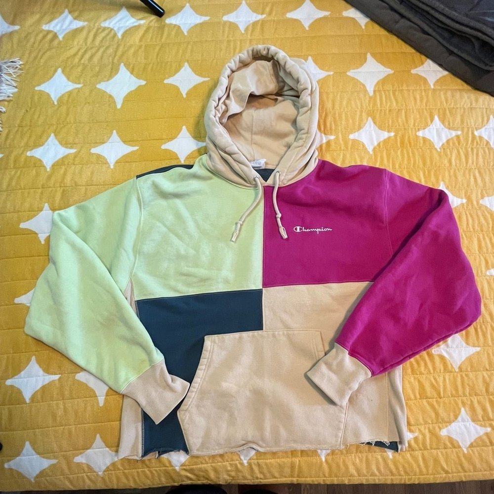 Champion cropped Hoodie size x-large